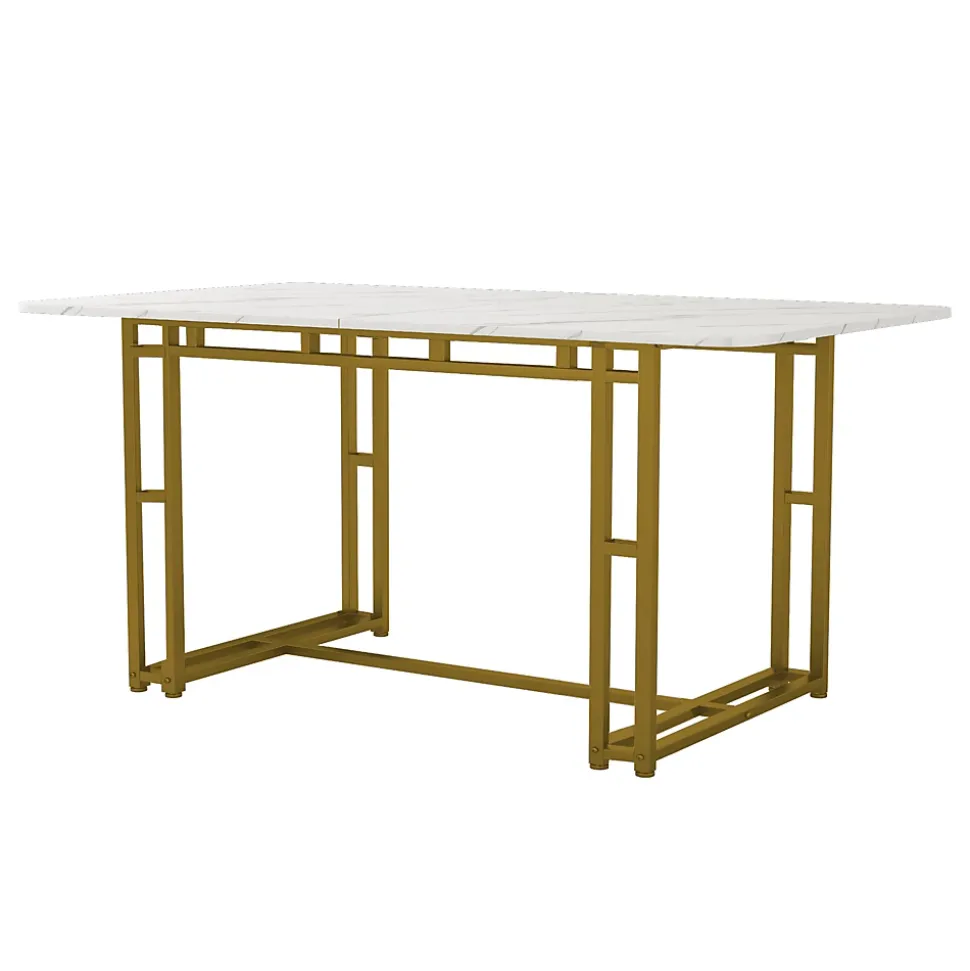 Ensemble table et chaises 120x70x75 cm avec 4 chaises, table rectangulaire, assise rembourrée velours vert