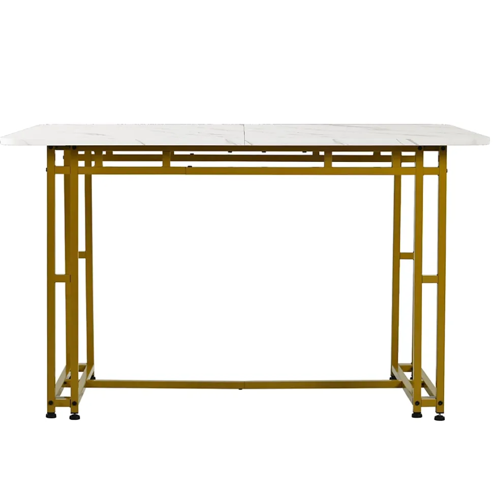 Ensemble table et chaises 120x70x75 cm avec 4 chaises, table rectangulaire, assise rembourrée velours vert