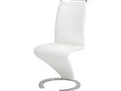 Ensemble table NOAMI + 4 chaises TWIZY - Blanc et gris