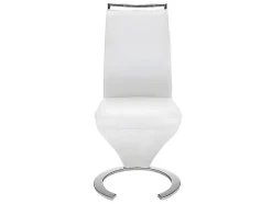 Ensemble table NOAMI + 4 chaises TWIZY - Blanc et gris
