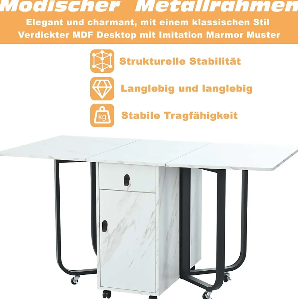Ensemble Table Rectangulaire Pliante et 4 Chaises en Velours Noir - Dossier Rembourré, MDF et Pieds Noirs