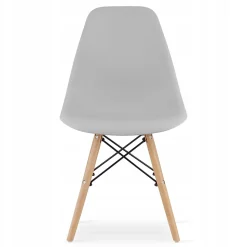 Ensemble table rectangulaire Valora et 4 chaises Sonoma en chêne gris