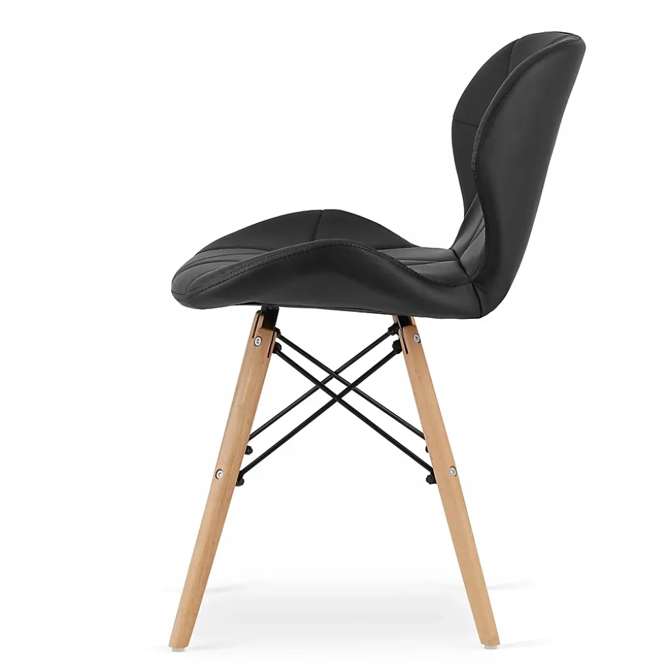Ensemble table ronde blanche VALORA KOVA 60 avec 2 chaises noires WAKO