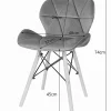 Ensemble table ronde Valora KOVA 80 blanche + 4 chaises WAKO noires
