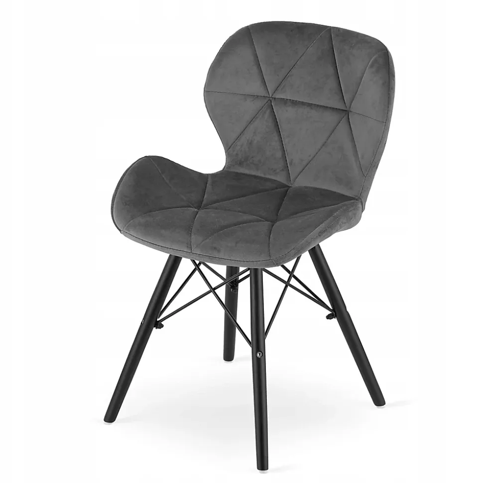 Ensemble table ronde VALORA KOVA 60 en frêne avec 2 chaises WAKO grises
