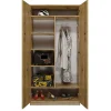 ESME - Armoire double style scandinave chambre à coucher - 90x50x180 - 2 portes - Dressing