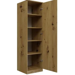 ESME - Armoire simple style scandinave chambre à coucher - 50x50x180 - 1 porte - Dressing