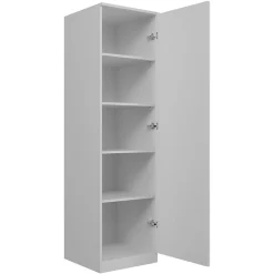 ESME - Armoire simple style scandinave chambre à coucher - 50x50x180 - 1 porte - Dressing