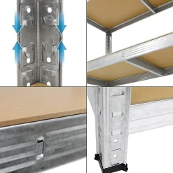 Etagere de Rangement - 160x80x40 cm - Charge jusqu'a 320 kg