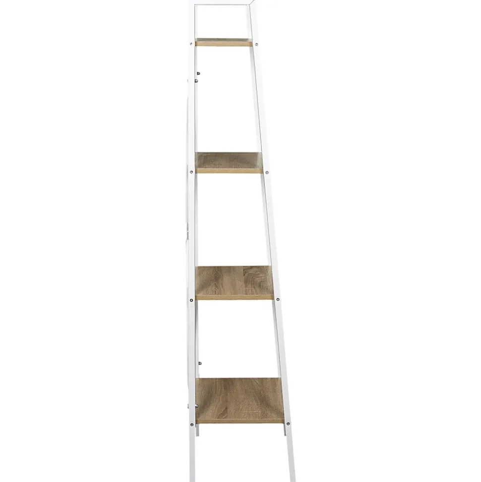 Etagère à 4 planches en bois et métal