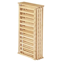 Etagère à chaussures pliable Fitzbek bambou 89 x 67 x 26 cm naturel en.casa