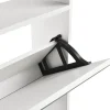 Etagère à Chaussures Vogar Miroir 134 x 63 x 17 cm Banc en.casa
