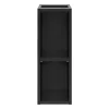 Etagère - extension de salle de bain suspendue XILO NOIR 20 cm