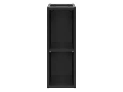 Etagère - extension de salle de bain suspendue XILO NOIR 20 cm