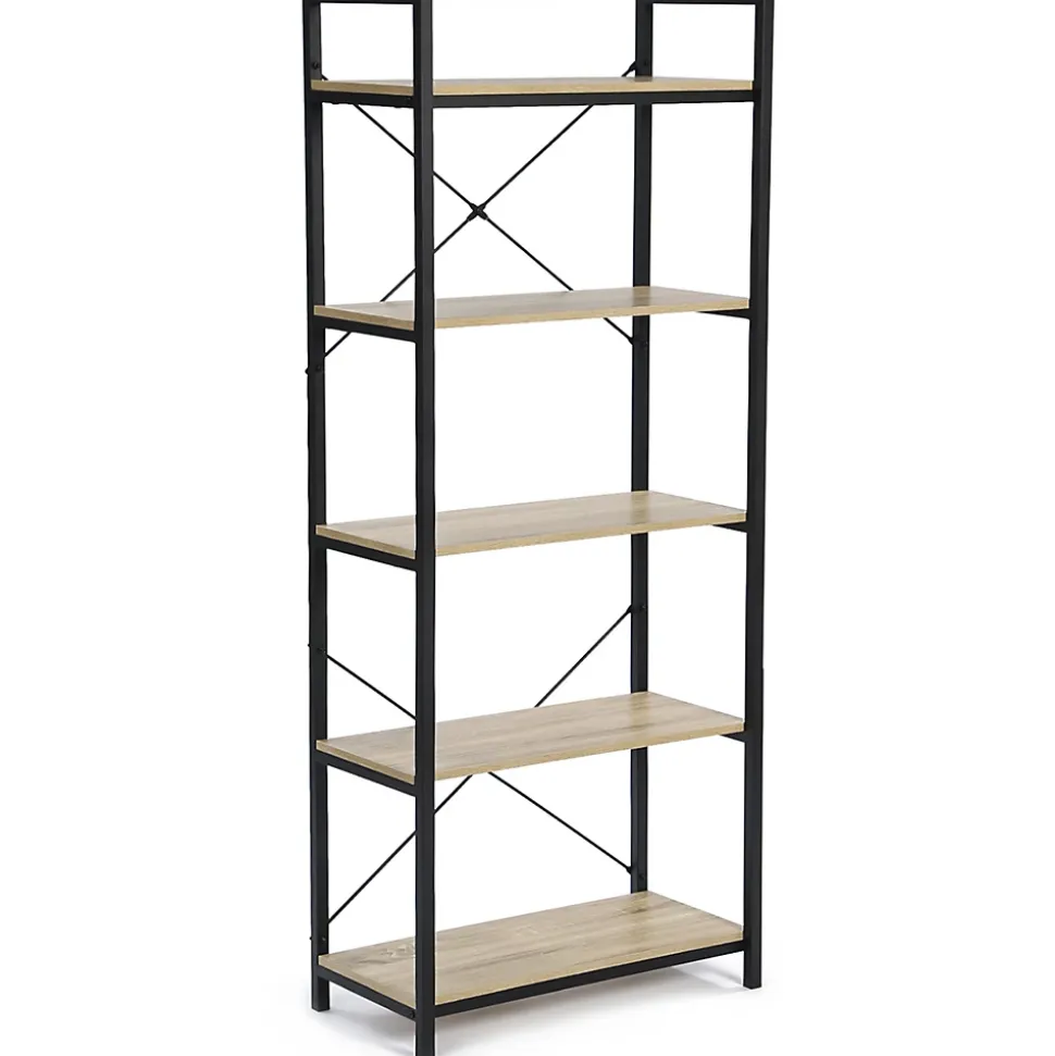 Etagère 5 niveaux DETROIT design industriel 170 cm