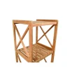 Etagère 3 Niveaux en Bambou 36,5x33x85cm MSV
