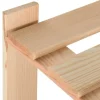 etagère 3 niveaux stockage 80 bois Helloshop26