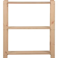etagère 3 niveaux stockage 80 bois Helloshop26