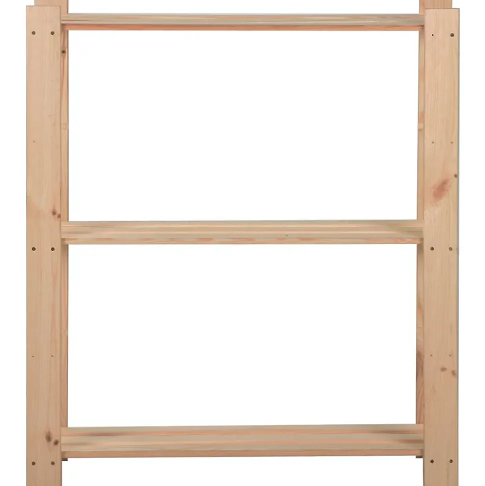 etagère 3 niveaux stockage 80 bois Helloshop26