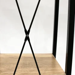 Etagère 4 tablettes en bois et métal Savannah 34 cm