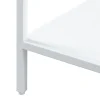 Etagère autoportante Kumlinge acier 80 x 35 x 35 cm blanc en.casa