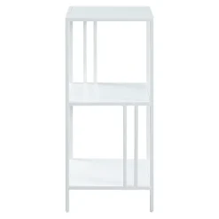 Etagère autoportante Kumlinge acier 80 x 35 x 35 cm blanc en.casa