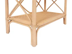 Etagère avec 5 tablettes en rotin et bambou - Naturel - ZARYNO