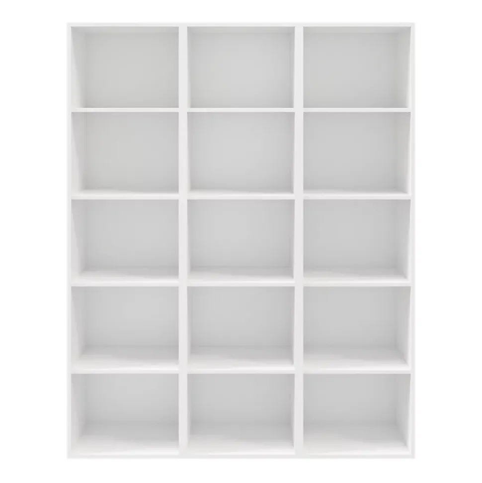 Etagère bibliothèque blanche GoodHome Atomia H. 187,5 x L. 150 x P. 35 cm