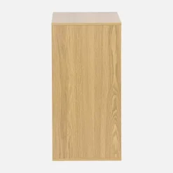 Etagère. bibliothèque. module de rangement décor bois chêne 2 étagères L 70 x P 35 x H 70cm - Kompo