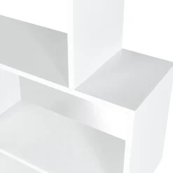 Etagère bibliothèque SOFIA forme S bois blanc 189 cm