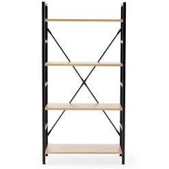 Etagère bibliothèque Virginia bois 4 etagères