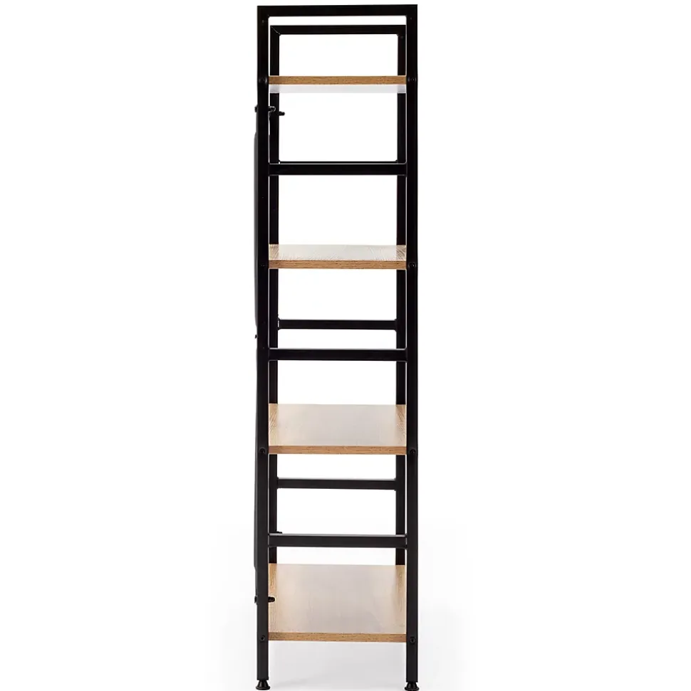 Etagère bibliothèque Virginia bois 4 etagères