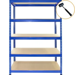 Etagère Bleue en Acier 120 x 50 x 180cm - Q-Rax