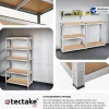 Etagère charge lourde d'angle plateau en acier 180x90x40 cm