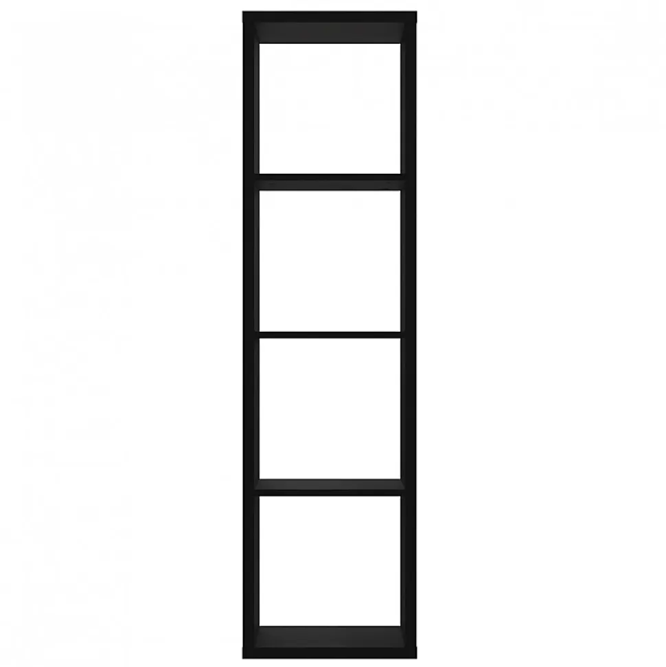 Etagère colonne 4 casiers noir mat - CLASSICO