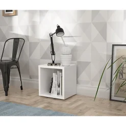 Etagère cube 1 casier blanc mat - CLASSICO