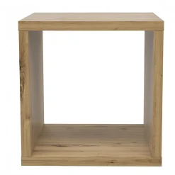 Etagère cube 1 casier décor bois rustique texturé - CLASSICO