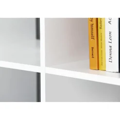Etagère cube 4 casiers décor blanc - Classico