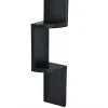 Etagère d'angle design contemporain zig zag 5 niveaux