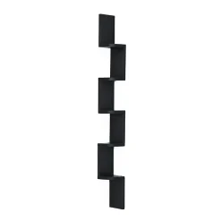 Etagère d'angle design contemporain zig zag 5 niveaux