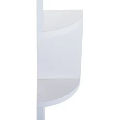 Etagère d'angle design contemporain zig zag 5 niveaux