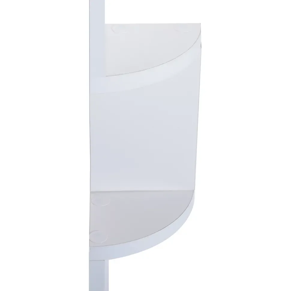 Etagère d'angle design contemporain zig zag 5 niveaux