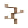 Etagère d'angle graphique en bois