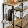 Etagère de cuisine en bois et métal Stan