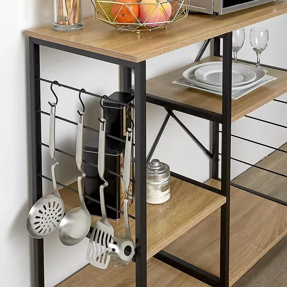 Etagère de cuisine en bois et métal Stan