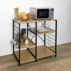Etagère de cuisine en bois et métal Stan