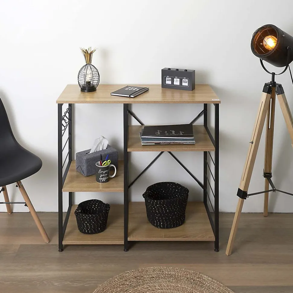 Etagère de cuisine en bois et métal Stan