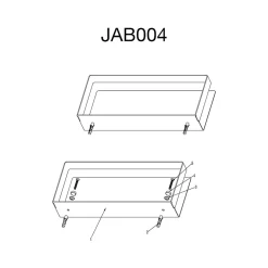 Etagère de douche chromé Inox S304 SKY BATH