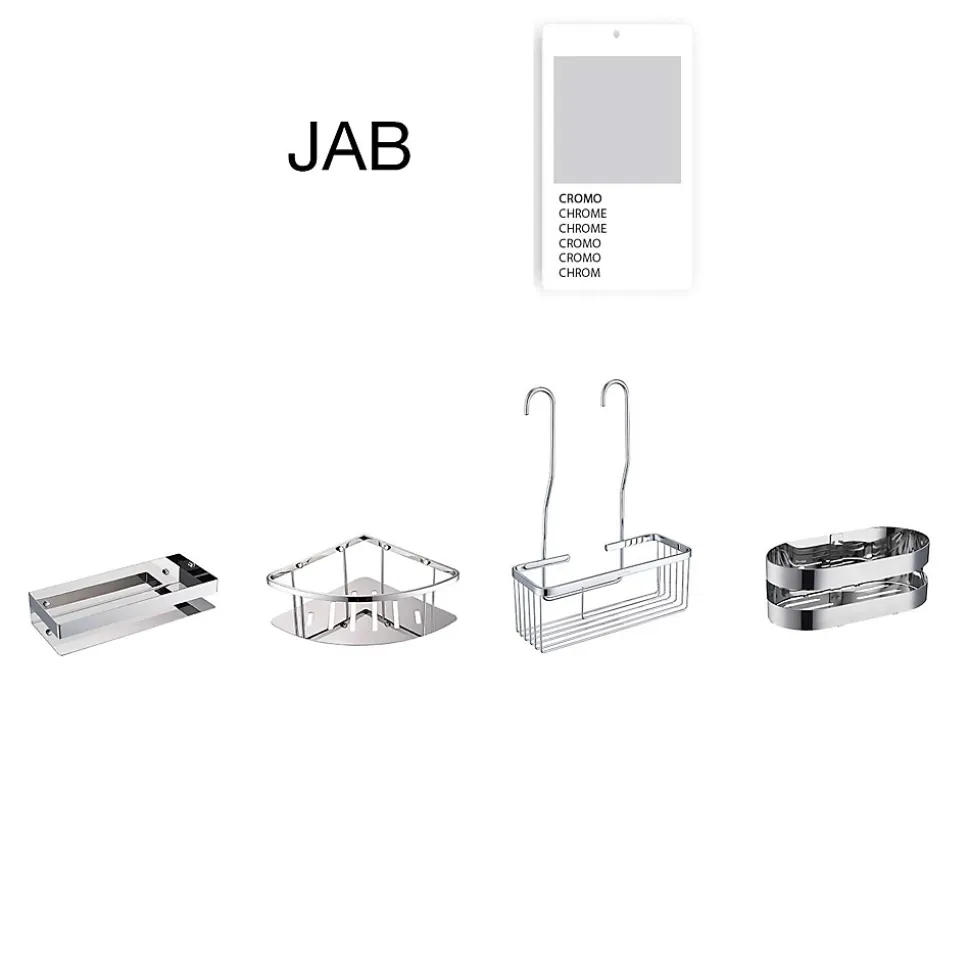 Etagère de douche d'angle chromé Inox S304 SKY BATH