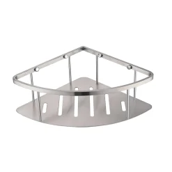 Etagère de douche d'angle nickel brossé Inox S304 SKY BATH